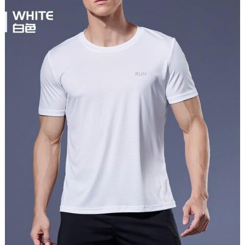 2020 Shirt Homme Running Men Designer Quick Dry T-Shirts Running Slim Fit Tops Tees Sport Men 's Fitness Gym T Shirts Muscle Tee