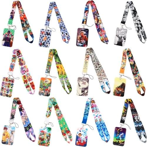 ER1263 Anime Cartoon Lanyard For Key Neck Strap Lanyard Card ID Badge Holder Key Chain Key Holder Hang Rope Key Rings Kids Gifts