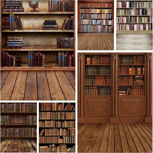 Yeele Living Room Bookcase Bookshelf Retro Photocall Photography Backdrops Personalized Photographic Background For Photo Studio