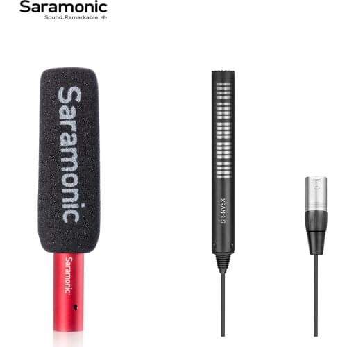Saramonic SR-NV5 Directional Condenser Microphone for Camera Camcorder DSLR Videomaking ENG Filmmaking Field Recording Broadcast
