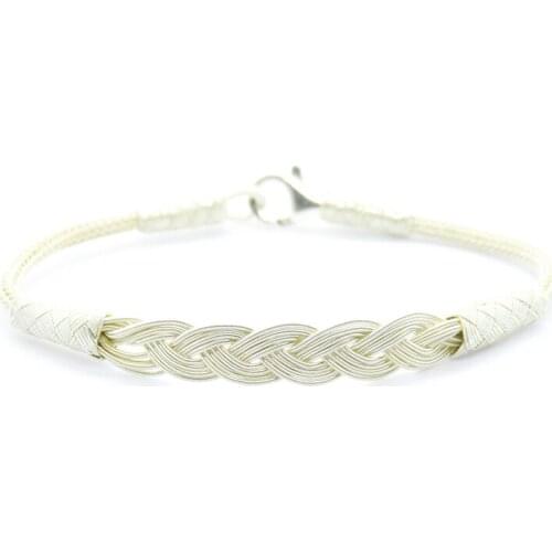 KSG Unisex 1Pc Silver Bracelet Fine Woven Chain Casual Jewelry Kazaziye Men Bracelet Women Bracelet Special Day Gift Bangle