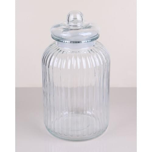Sevil Saddler Home Cover 32 cm. Glass Jar