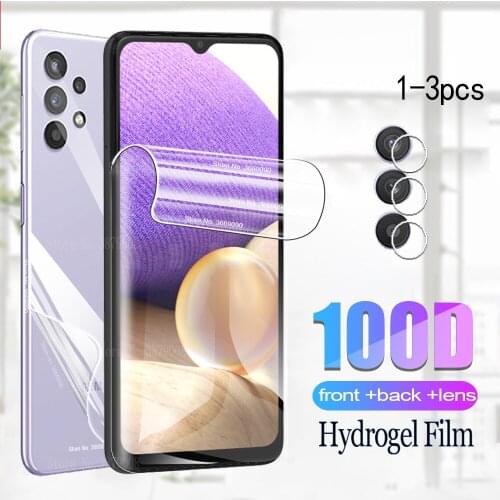 Front back hydrogel film for samsung galaxy a32 5g screen protector for samsung a 32 32a samsunga32 protective film a32 glass