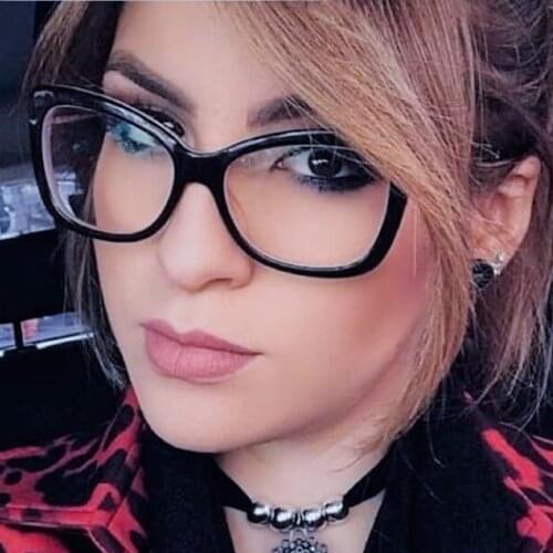 45173 Lentes De Mujer Ladies Cat Eye Glasses Frames Square Women Optical Eyeglasses Fashion Eyewear Lentes Opticos Para Mujer