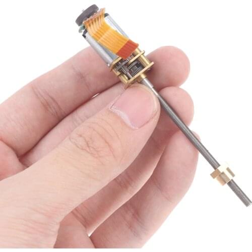 1pc Long Shaft Precision Electronic Lock Motor N20 Geared Motor CW CCW Micro DC 3.7V