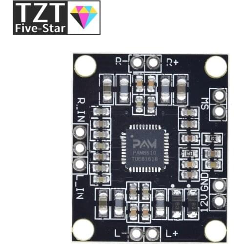 10pcs/lot PAM8610 digital power amplifier board 2 x15w dual channel stereo mini class D power amplifier board