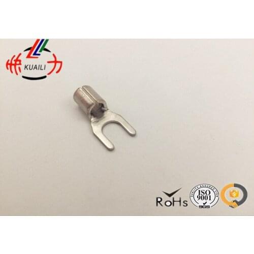 1000PCS Non-insulated Spade Terminal SNB 1.25-3.5