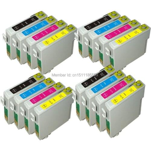 16 Compatible Inks for EPSON stylus D78 D92 D98 D120 DX4400 DX4050 DX5500 DX5050 DX6000 DX6050 inkjet Printer