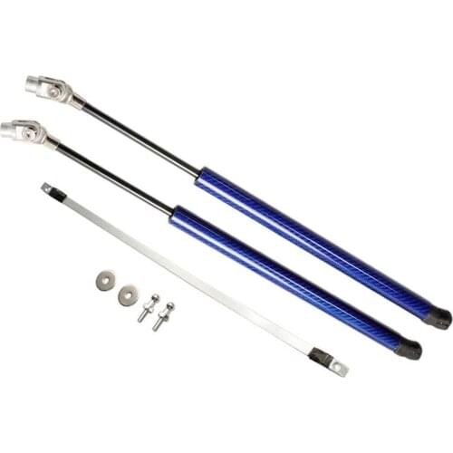 Damper Modify Front Bonnet Gas Struts for Subaru XV 2011-2016 Carbon Fiber Shock Absorber Car Parts Accessories Gift 2pcs