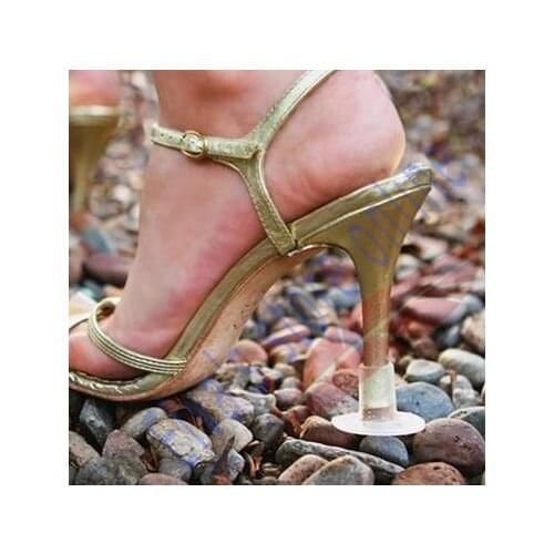 50pair Thin Stiletto Heel Protectors Silicone PVC Plastic Wedding Grass High Heel Shoe Protectors Gel Heel Covers Shoes Stoppers