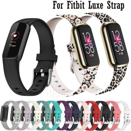 Wristband For Fitbit Luxe Smart Wrist Strap Band Silicone Sports Replacement Loop For Fitbit Luxe Bracelet Accessory Watchbands