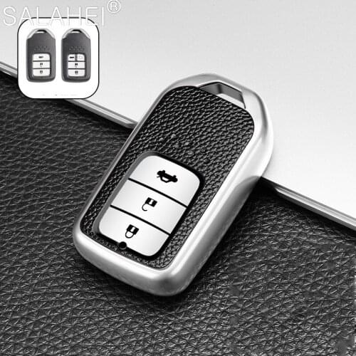 TPU Car Key Case Cover Shell Fob For Honda Civic City Pilot Accord CRV CR-V XR-V Odyssey Vezel Jade Crider Fit Freed Accessories
