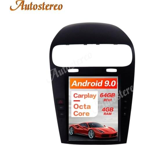 For Fiat Freemont For Dodge Journey Android 9.0 4+64GB Car Radio tape recorder headunit Multimedia player Auto Stereo GPS Navi