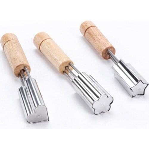 Fondant flower mould Cake Cookie Plunger Mould Cutter Tools kitchen Accessories Vegetable cut Fruit Star Shape