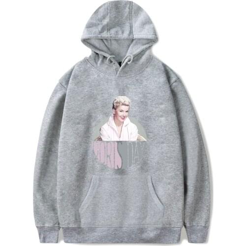 Leisure 2019 New Arrival Doris Day Hoodies men/women Fashion Harajuku Style White Sweatshirt Cotton Doris Day Hip Hop Hoodie Top