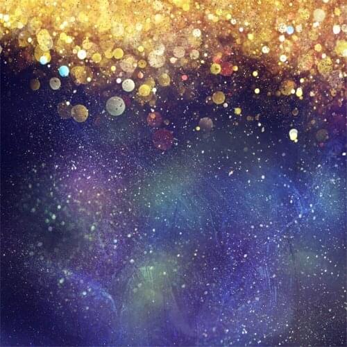 Laeacco Shiny Gold Polka Dots Light Bokeh Party Love Baby Birthday Portrait Photography Backgrounds Photo Backdrops Photo Studio