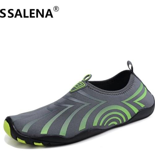 Men Barefoot Aqua Shoes Summer Soft Yoga Fitness Slip-On Water Sneaker Water Sports Sea Swimming Diving Shoes AA51008