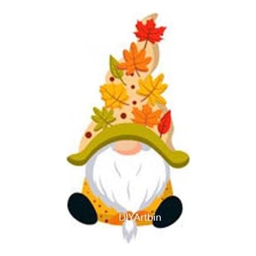 2021 New Autumn Gnome Metal Cutting Dies Stencils for DIY Scrapbooking photo album Christmas Embossing DIY Leat Layering Dies