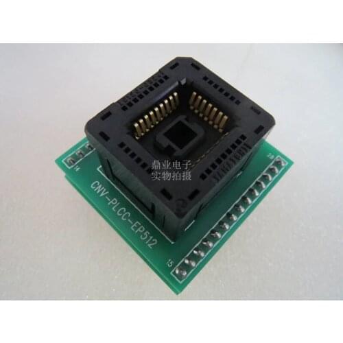 Original YAMAICHI IC Test Seat CNV-PLCC-EP512 Burning Programmer PLCC32/DIP28 Socket Adapter