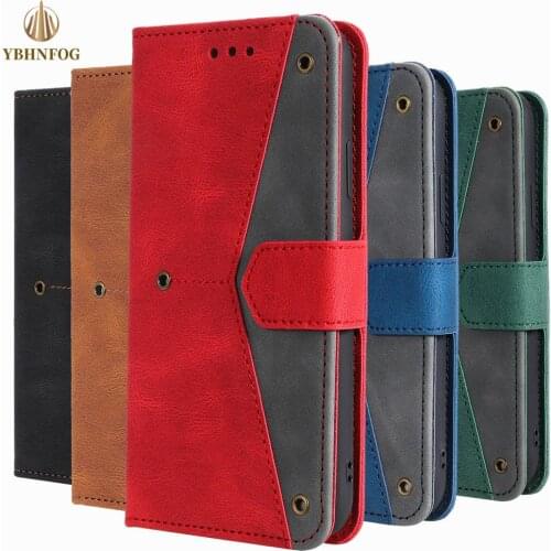 Luxury Splicing Magnetic Wallet Case For iPhone 12 Mini 11 Pro XS Max XR 6 6S + 7 8 Plus SE 2020 Holder Leather Flip Stand Cover