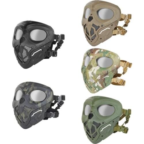 Tactical Masks Halloween Party Skull Mask Party Game Skull Tactical Equipment Adapted to FAST Solid Color