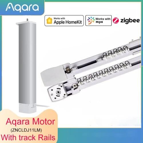 High Quality Quite Curtain Track Customized Electric Rail Rod for Aqara B1/Zigbee/A1/Tuya Curtains Motor Automation System