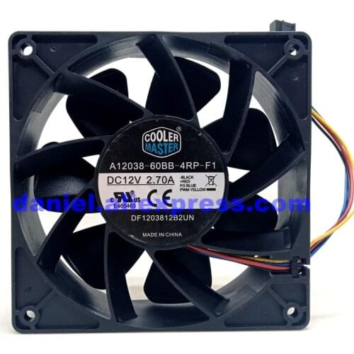 Cold supreme A12038-60BB-4RP-F1 12V 2.70A 12038 large air volume fan 12CM ant S9 T9 fan