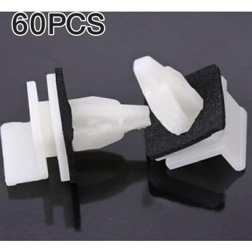 91513SM4000 60Pcs Mounting Clip Side Skirt Rocker Panel Sill Seal Trim Retainer Fit for Honda Acura Accord Civic Legend Vigor