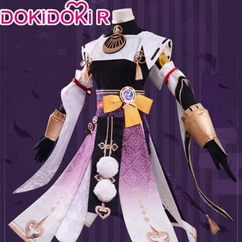 PRE-SALE DokiDoki-R Game Genshin Impact Cosplay Halloween Kujo Sara Cosplay Costume Genshin Impact Kujo Sara Cosplay Costume