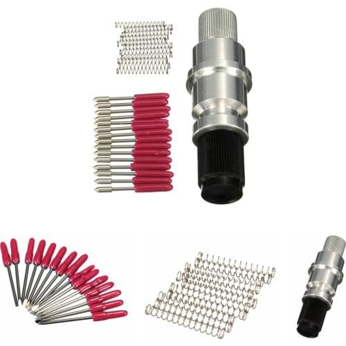 1 Cutting blade Cameo Holder+15Pcs Blades Vinyl Cutter Plotter 45 Degree Free Shipping holder For Graphtec CB09 silhouette