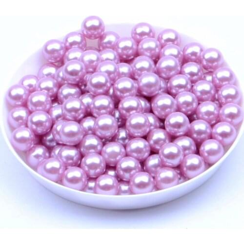 10mm 500pcs Multiple Colors No Hole Round Pearls Imitation Pearls Dresses DIY Jewelry Nail Art Decorations