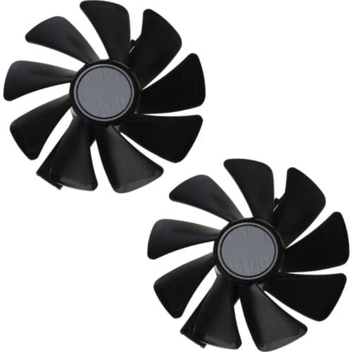 2Pcs CF1015H12S 12V 0.42A Cooler Fan Graphics Card Fans for RX 580 570 480