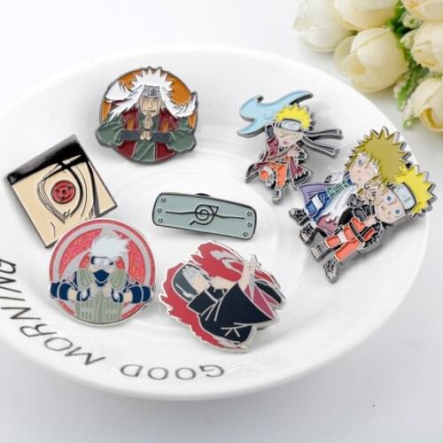 Anime Cosplay Brooch Prop Costumes Metal Enamel Pin Men Lapel Badge Accessories
