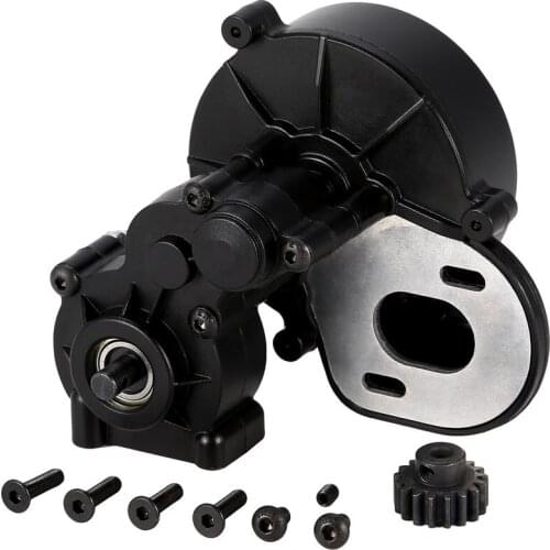 AUSTARHOBBY AX50003 Plastic Complete Center Gearbox Transmission Box with Gear for Axial SCX10 D90 1/10 RC Crawler Car