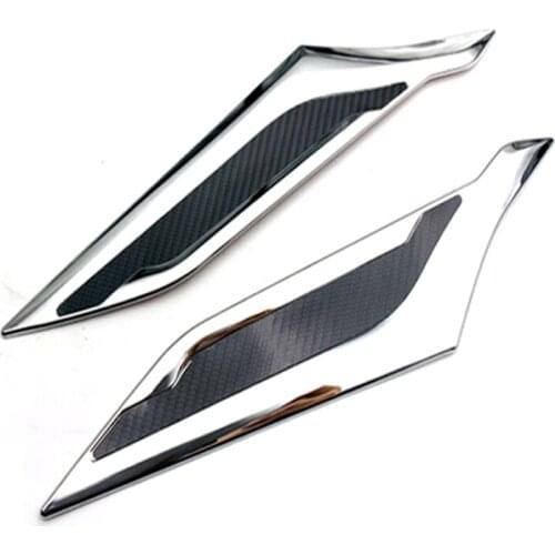 For Toyota Raize Z A200A A200 2019 2020 Car Accessories ABS Chrome Front Head Light Headlight Lamp Cover Trim Molding Frame