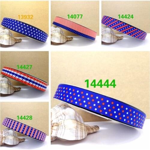 Free shipping 2017 new arrival 50yards cartoon Gradient Color printed grosgrain ribbons 14444