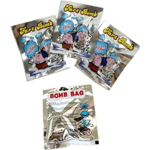 1/10 PcsFunny Fart Bomb Bags Aroma Bombs Smelly Stink Bomb Novelty Gag Toys Practical Jokes Fool Toy Gag Funny Joke Tricky Toy