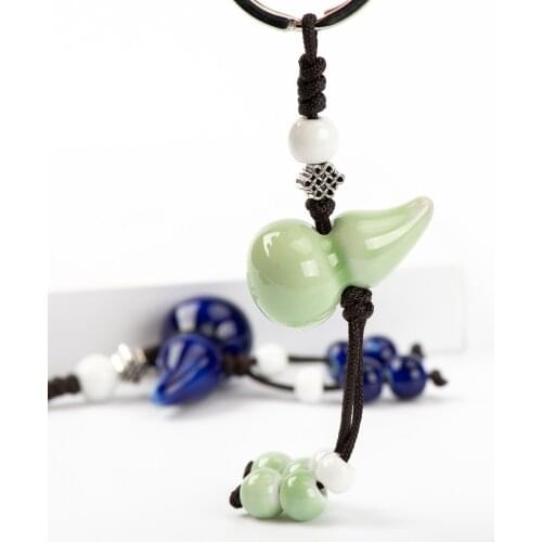 Cearmic Calabash Bag Pendant Gift DIY Key Chain Drop Shipping fashion Jewelry #GY170