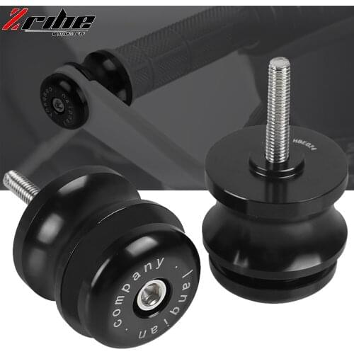 CNC Motorcycle Handle Bar End Weight Handlebar Grips Cap Plug For Ducati Multistrada 1260 Enduro 2019-2021 1260 Pikes Peak 18-20