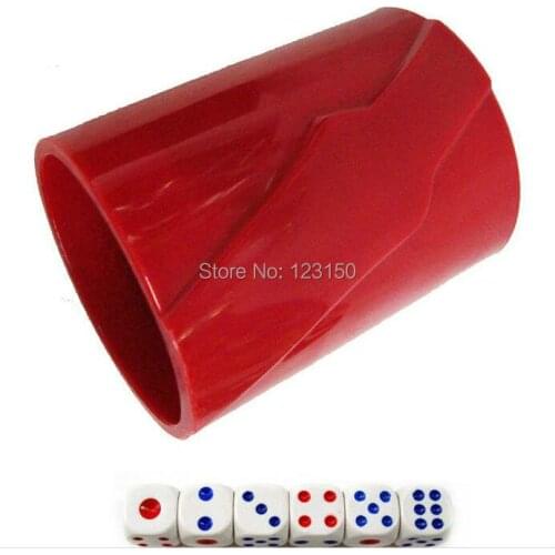 DC-014 Plastic Dice Cup in Three Colors for choice, price for one cup, Free Shipping