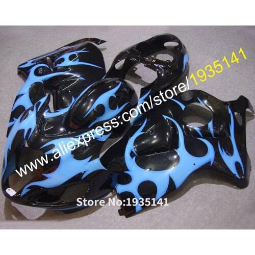 For Suzuki GSXR1300 1999-2007 GSX-R 1300 99 - 07 GSX-R1300 Blue Black Moto Hull Motorbike Fairing (Injection molding)