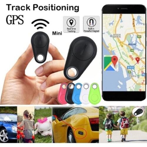 Bluetooth GPS Tracker Anti-lost Alarm Key Finder Locator for Wallet Smart Phone Bag with Selfie Shutter APP Control