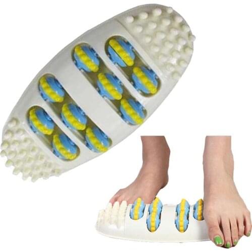 Foot Health Care Tool Acupuncture Massager Roller Ball Leg Relieve Plantar Fasciitis Stress Heel Arch Pain Shiatsu Acupressure