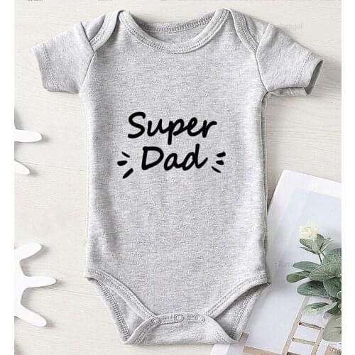 Newborn Girl Outfits Print Dad Kids Thing Bodysuit for Newborns Toddler Winter Clothes Baby Onesie Jumpsuit Babies Autumn