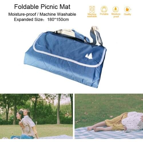 Machine Washable Picnic Mat 180*150mm Foldable Yoga Mat Outdoor Camping Mattress Beach Blanket Water Proof &Portable Plaid Pad
