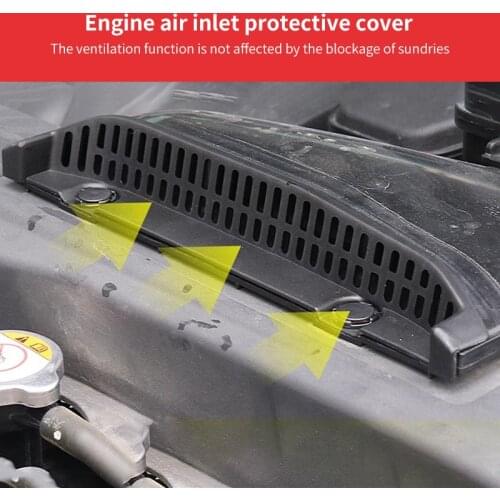 Car Engine Outlet Cover Trim Air Intake Sticker Decoration For Mitsubishi Outlander 2016 2017 2018 2019 Car-Styling Accessor