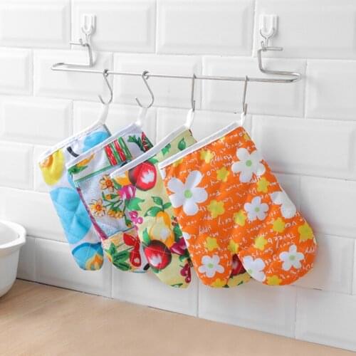 Kitchen Cooking Microwave Oven Mitt Insulated Glove High Temperature Oven Glove