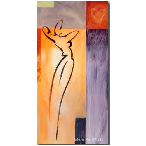 Heart Felt II oil paintings for Living room Modern abstract art Handmade High quality