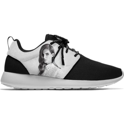 Lana Del Rey Pop Singer Music Fashion Personalized Sport Running Shoes Casual Breathable Lightweight 3D Print Men Women Sneakers