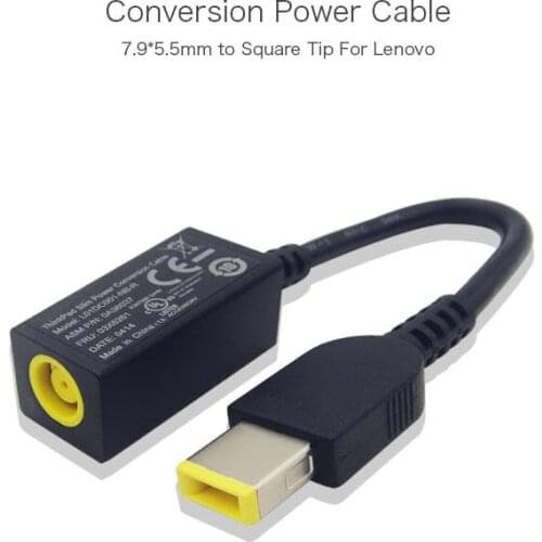 Genuine Power Converter Adapter for Lenovo ThinkPad X1 Helix X230S S3 5 Carbon 18cm 7.9*5.5mm Slim Tip Conversion Cable